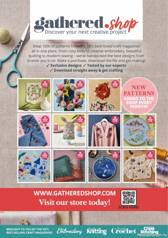 Коллекция вышивки в журнале &laquo;Love Embroidery №76 2026&raquo;