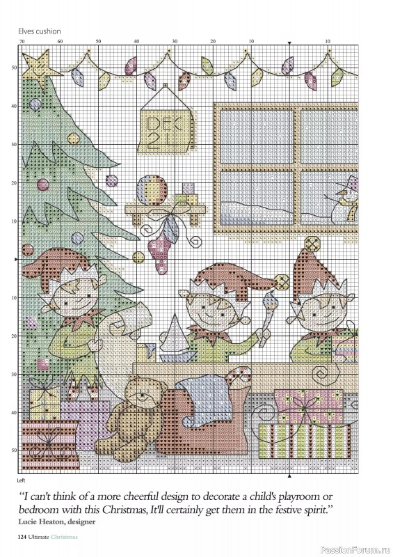 Коллекция вышивки в журнале «Ultimate Crossstitch Christmas №7 2025»