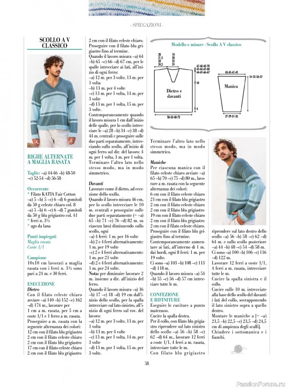 Вязаные модели в журнале «Piu Maglia №53 2026»