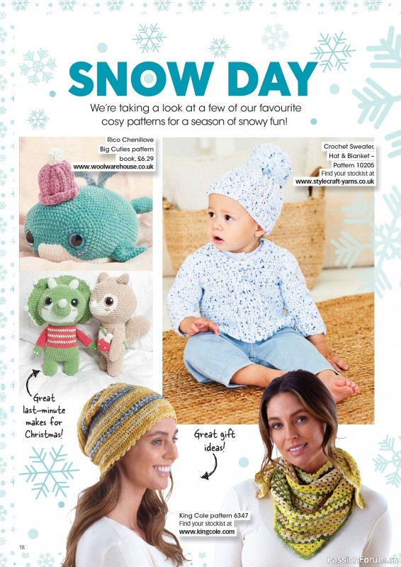 Вязаные проекты крючком в журнале «Crochet Now №128 2025»