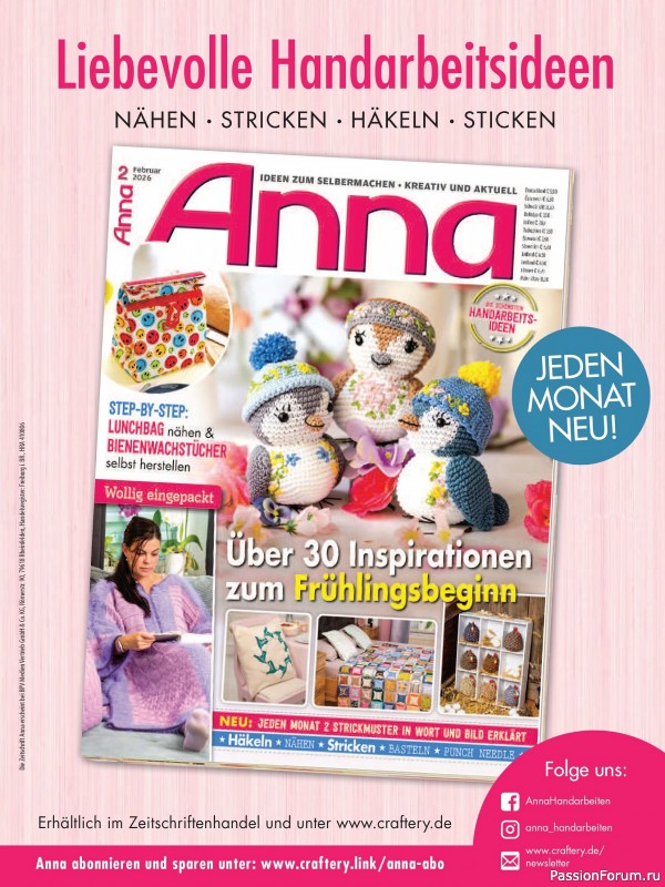 Вязаные проекты крючком в журнале «Filethakeln Leicht Gemacht №2 2026»