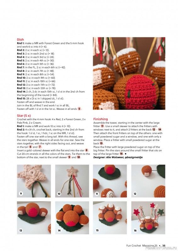 Вязаные проекты крючком в журнале «Fun Crochet Magazine №25 2025»
