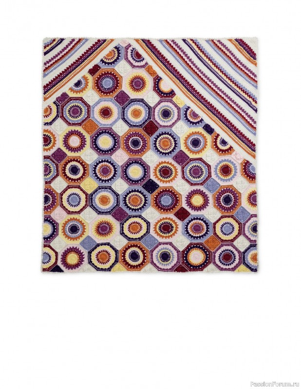 Вязаные проекты в книге «Crochet Modular Blankets». Продолжение