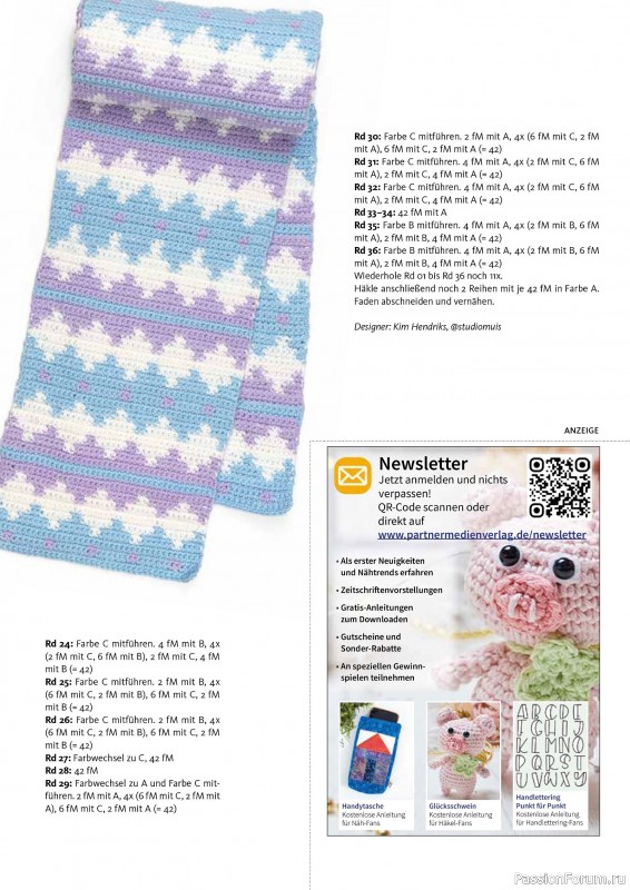 Вязаные проекты в журнале «Hakeln das Maschen Magazin №56 2026»
