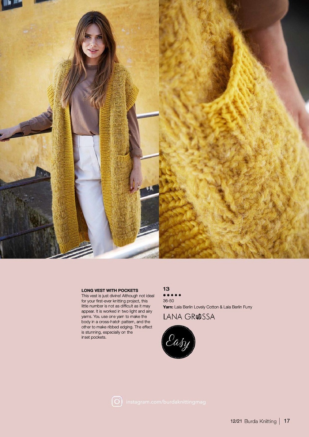 Модели спицами в журнале "Burda Knitting" №12 2021 Модели спицами в журнале "Burda Knitting" №12 2021