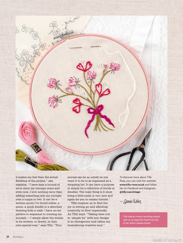 Коллекция проектов для рукодельниц в журнале «Australian Homespun №228 2025»