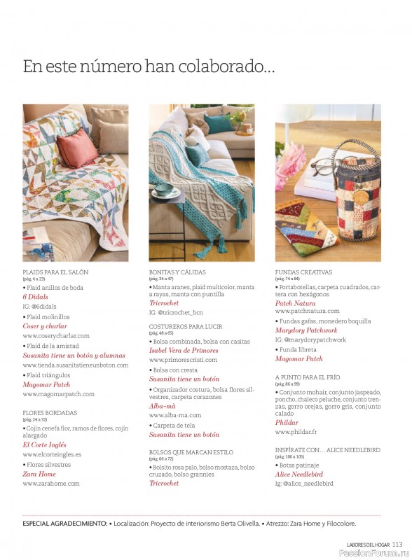Коллекция проектов для рукодельниц в журнале «Labores del hogar №792 2025»