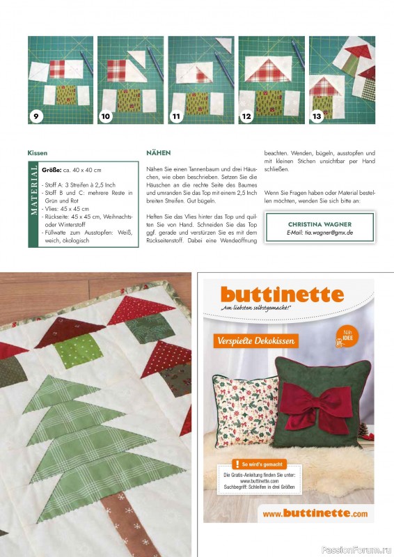 Коллекция проектов для рукодельниц в журнале «Patchwork das Magazin №1 2026»