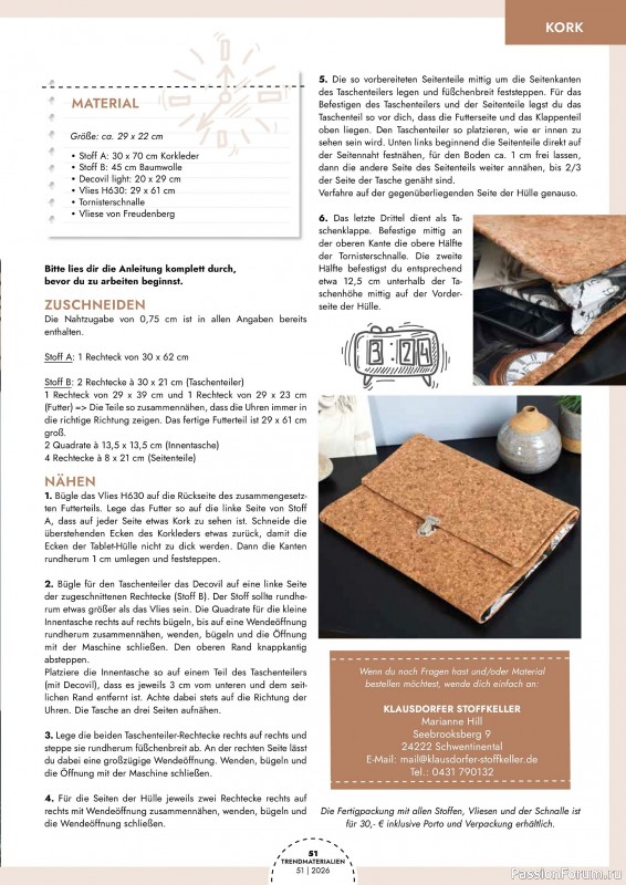 Коллекция проектов для рукодельниц в журнале &laquo;Patchwork Magazin Spezial №51 2026&raquo;