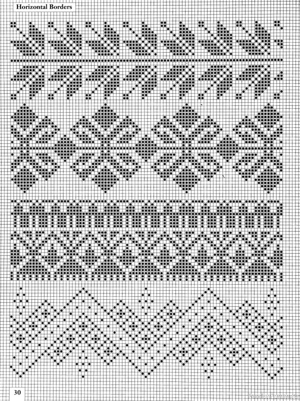 Коллекция узоров в книге «Charts for Colour Knitting»
