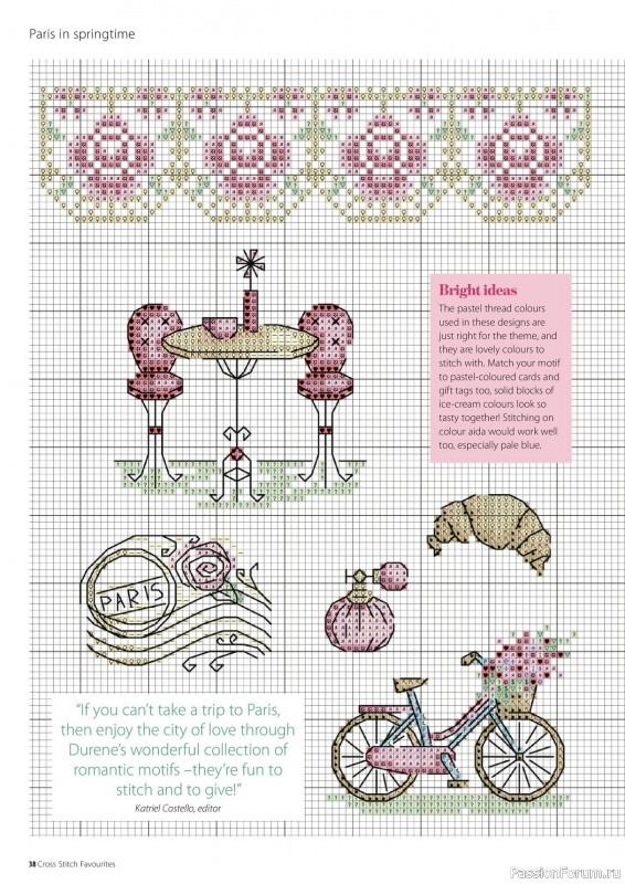 Коллекция вышивки в журнале «Cross Stitch Favourites - Spring 2023»