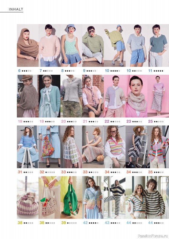 Вязаные модели в журнале «Burda Stricken №2 2025»
