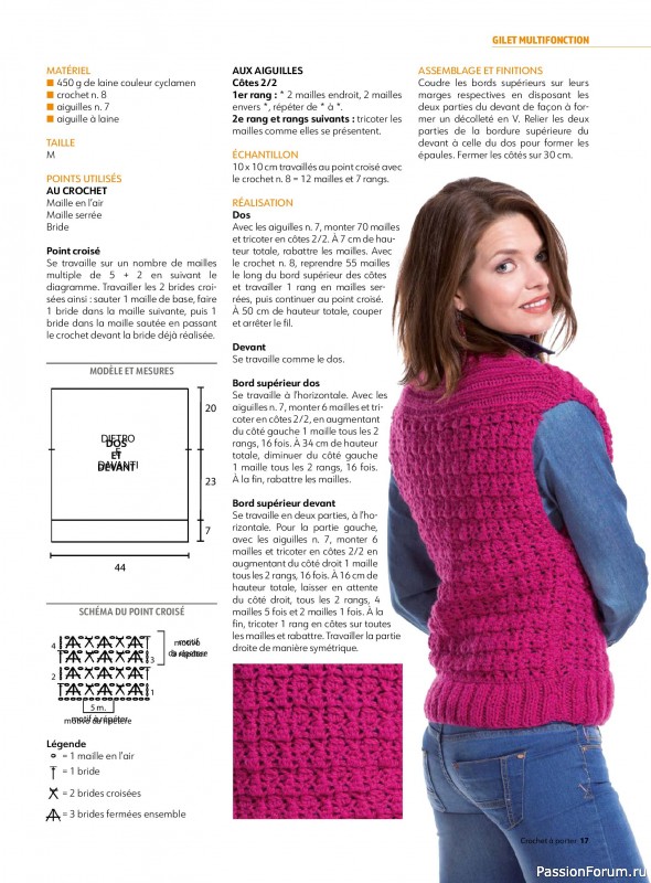 Вязаные проекты крючком в журнале «Crochet a porter - Novembre 2025-Janvier 2026»