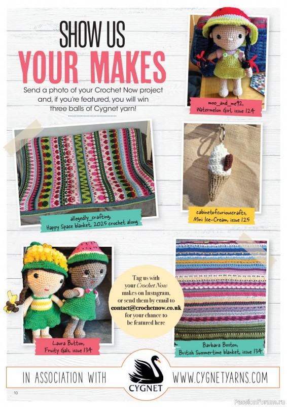 Вязаные проекты крючком в журнале «Crochet Now №138 2026».