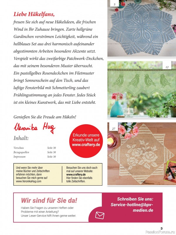 Вязаные проекты крючком в журнале «Filethakeln Leicht Gemacht №2 2026»