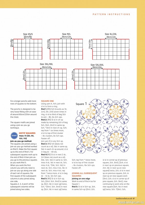 Вязаные проекты крючком в журнале «Inside Crochet №183 2025»