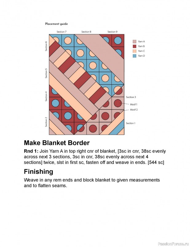 Вязаные проекты в книге «Crochet Modular Blankets». Продолжение