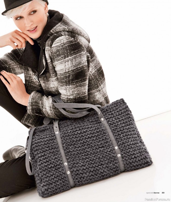 Вязаные проекты в журнале «Mani di Fata Speciale Borse - Dicembre 2025»