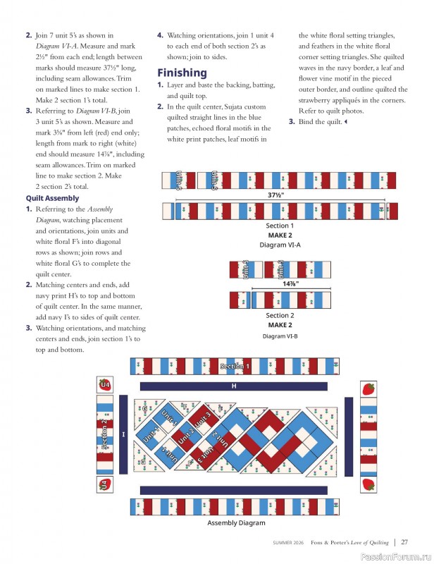 Коллекция проектов для рукодельниц в журнале «Love of Quilting - Summer 2026»