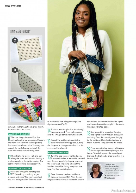 Коллекция проектов для рукодельниц в журнале «Love Patchwork & Quilting №149 2025»