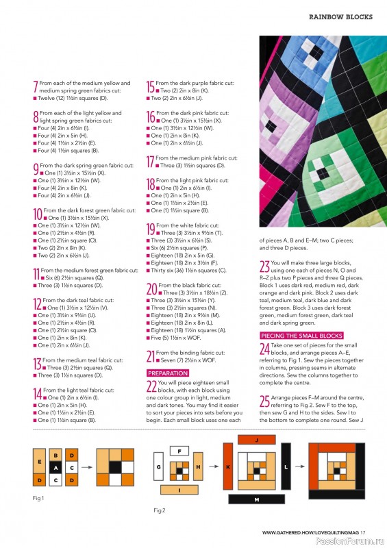 Коллекция проектов для рукодельниц в журнале «Love Patchwork & Quilting №154 2025»