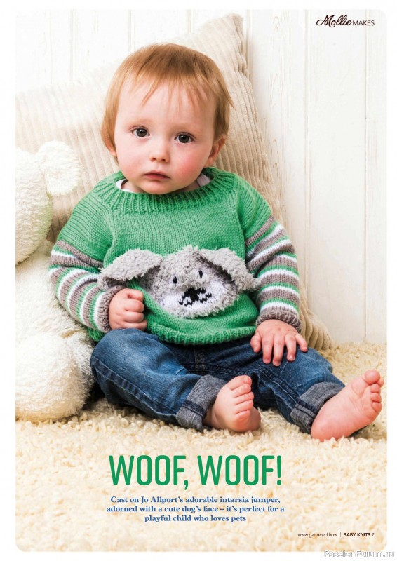 Коллекция проектов для рукодельниц в журнале «Mollie Makes Presents - Gorgeous Knits for Tots 2025»