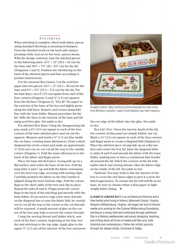 Коллекция проектов для рукодельниц в журнале &laquo;PieceWork - Spring 2025&raquo;