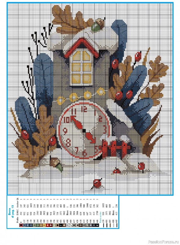 Коллекция вышивки в журнале &laquo;Profilo Punto Croce Casa №1 2026&raquo;