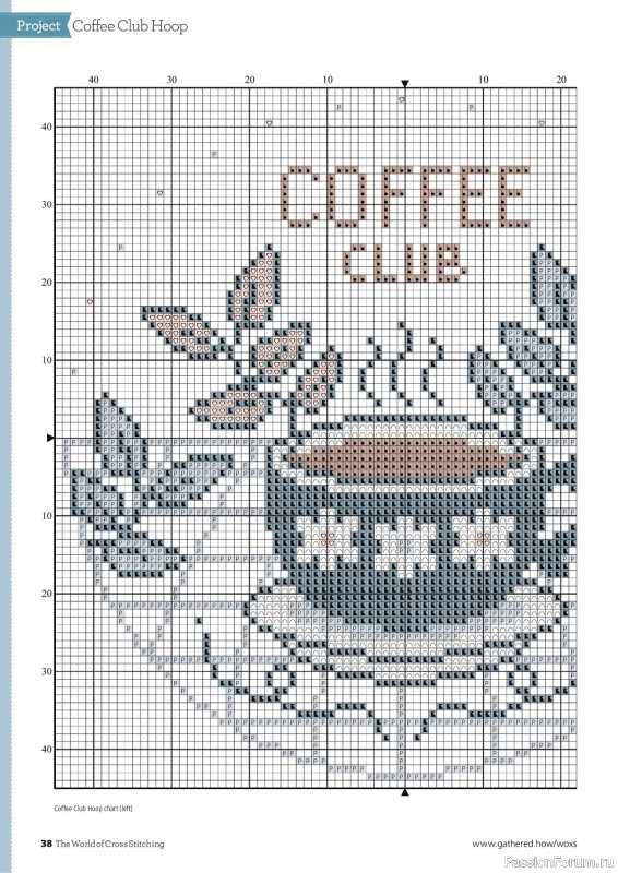 Коллекция вышивки в журнале «The World of Cross Stitching №329 2022»