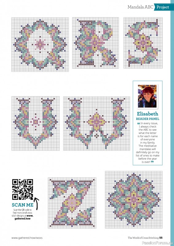 Коллекция вышивки в журнале «The World of Cross Stitching №373 2026»