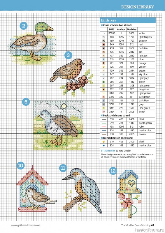Коллекция вышивки в журнале &laquo;The World of Cross Stitching №377 2026&raquo;