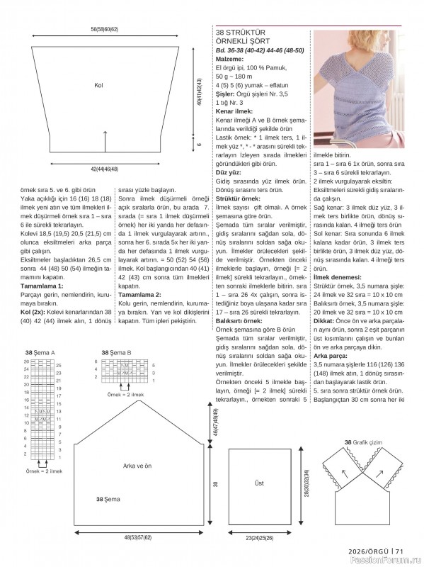 Вязаные модели в журнале &laquo;Burda Orgu №1 2026&raquo;