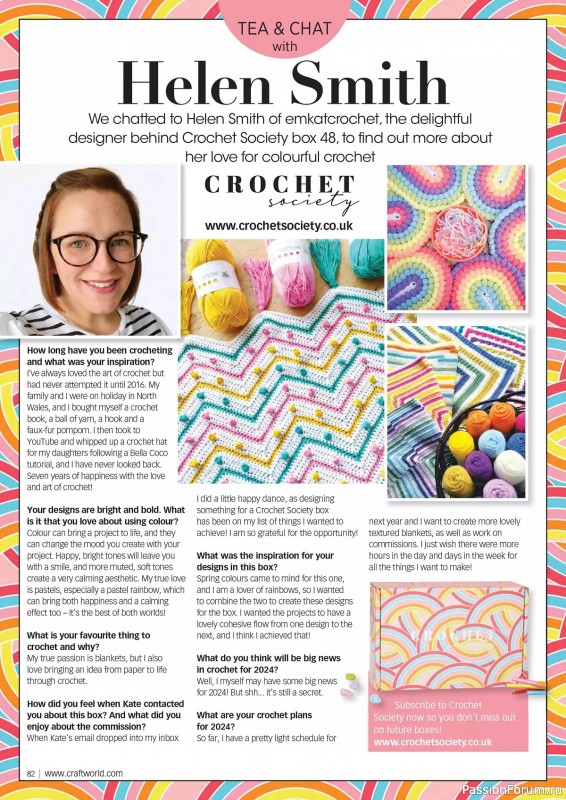 Вязаные проекты крючком в журнале «Crochet Now №107 2024»