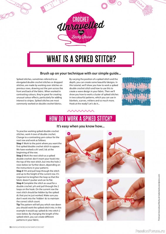 Вязаные проекты крючком в журнале «Simply Crochet №172 2026»