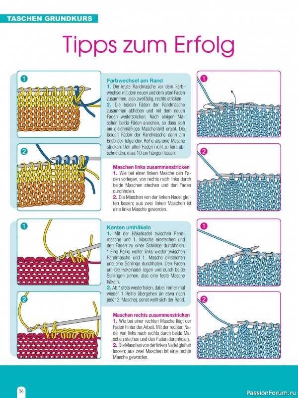 Вязаные проекты спицами в журнале «Hundert Seiten voller Ideen №4 2025»