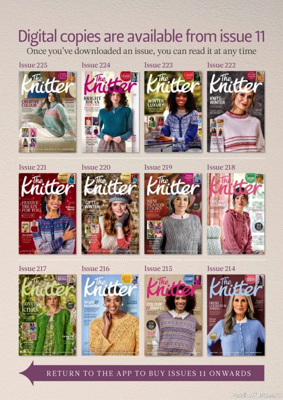 Вязаные проекты спицами в журнале &laquo;The Knitter №230 2026&raquo;