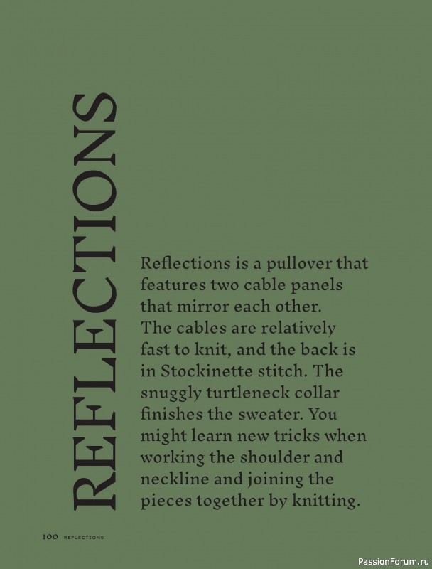 Вязаные проекты в книге «Contrasts Textured Knitting»