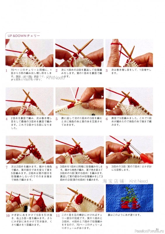 Вязаные проекты в книге «Flower Knitting». Часть 1