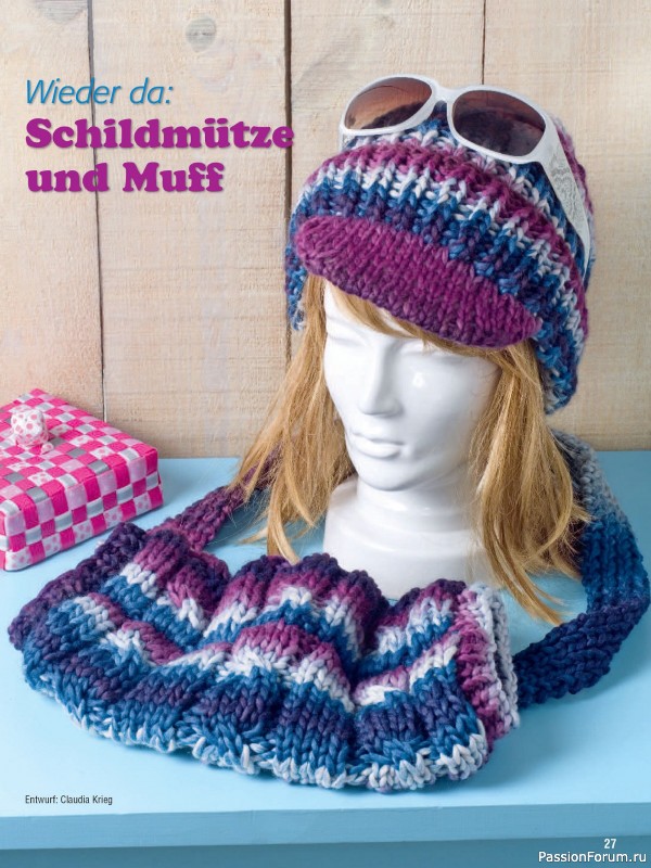 Вязаные проекты в журнале «Meine Masche №4 2025»