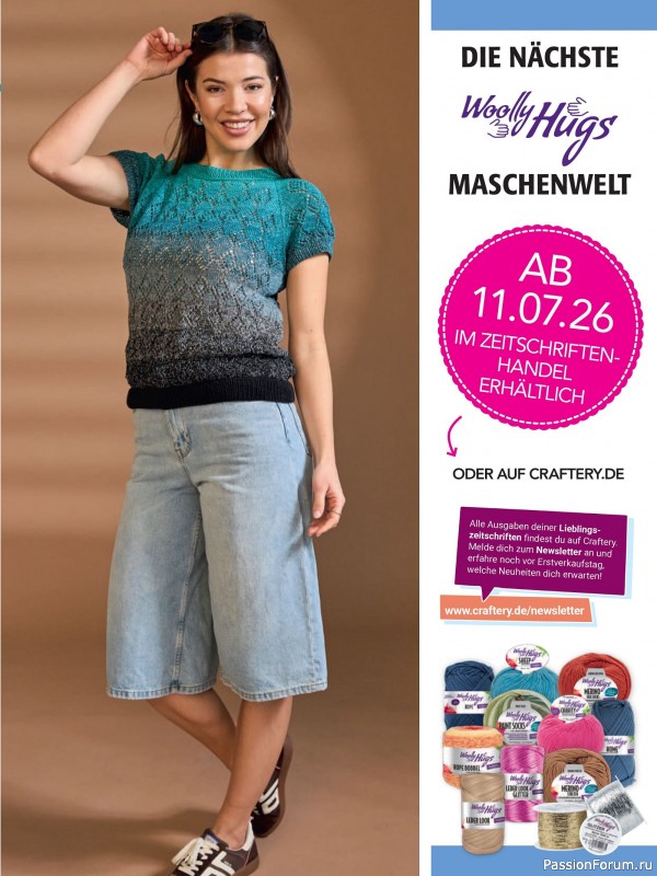 Вязаные проекты в журнале &laquo;Woolly Hugs Maschenwelt №3 2026&raquo;