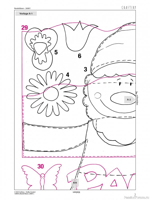 Коллекция проектов для рукодельниц в журнале «Bastel-Ideen №1 2026»