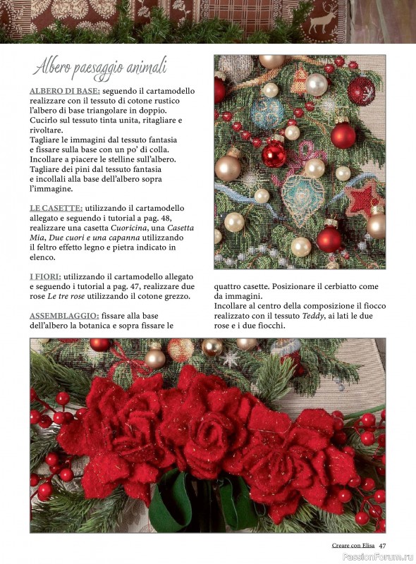 Коллекция проектов для рукодельниц в журнале «Creare Con Elisa №12 2025»