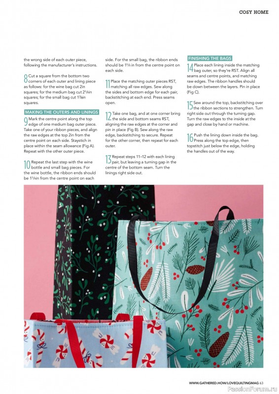 Коллекция проектов для рукодельниц в журнале «Love Patchwork & Quilting №156 2025»