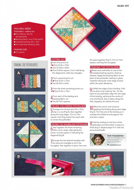 Коллекция проектов для рукодельниц в журнале &laquo;Love Patchwork & Quilting №158 2025&raquo;