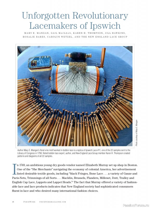 Коллекция проектов для рукодельниц в журнале &laquo;PieceWork - Spring 2025&raquo;