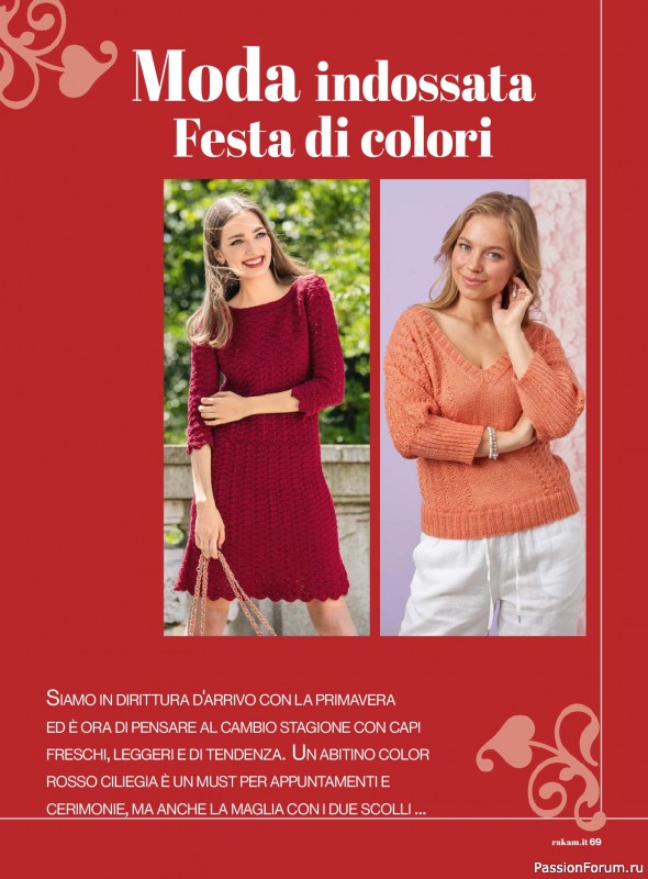 Коллекция проектов для рукодельниц в журнале &laquo;Rakam - Aprile-Maggio 2026&raquo;