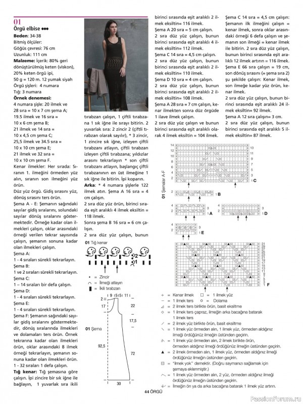 Коллекция проектов крючком и спицами в журнале «Burda Orgu №1 2022»