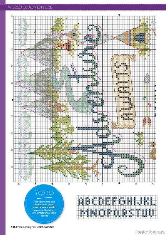 Коллекция вышивки в журнале «Ultimate CrossStitch Collection - Contemporary 2026»
