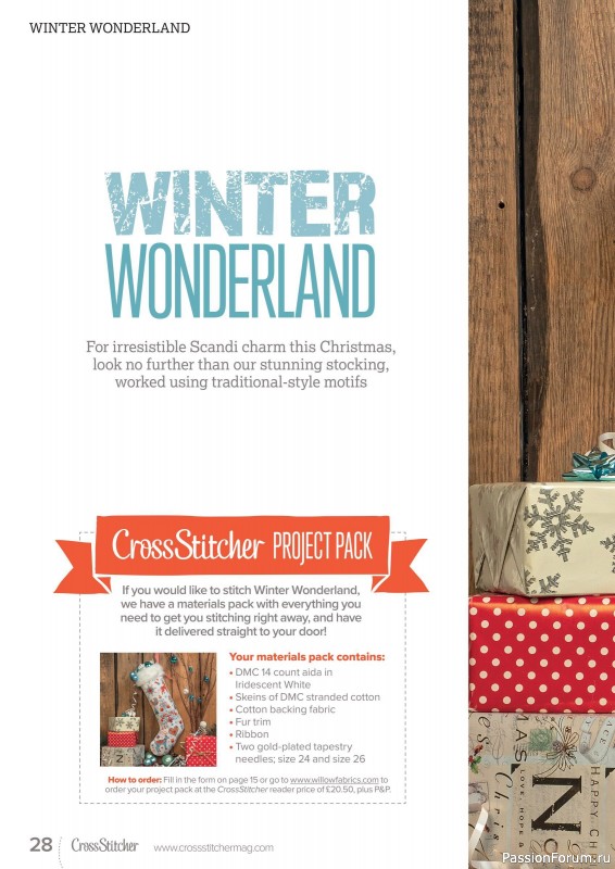 Коллекция вышивки в журнале «CrossStitcher №389 2022»