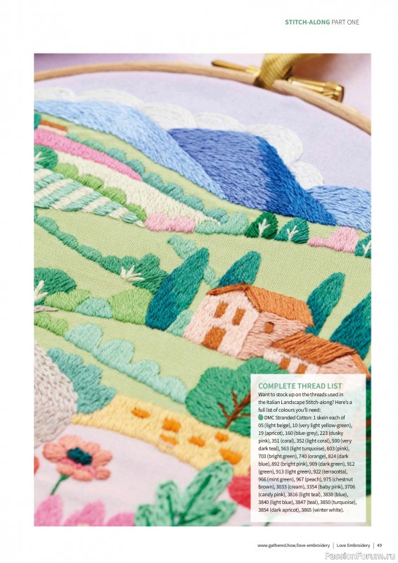 Коллекция вышивки в журнале «Love Embroidery №75 2026»